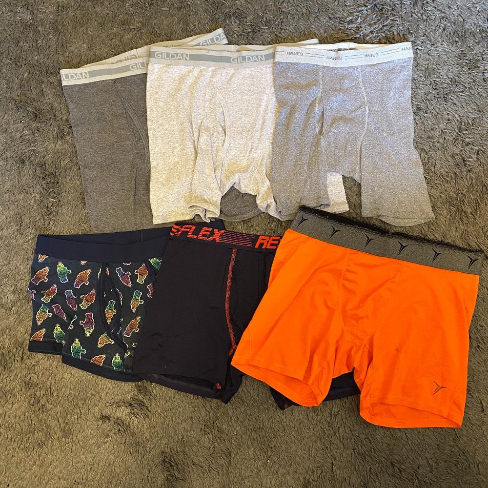 Bundle- 32 Pairs Men's Underwear. Various Sizes